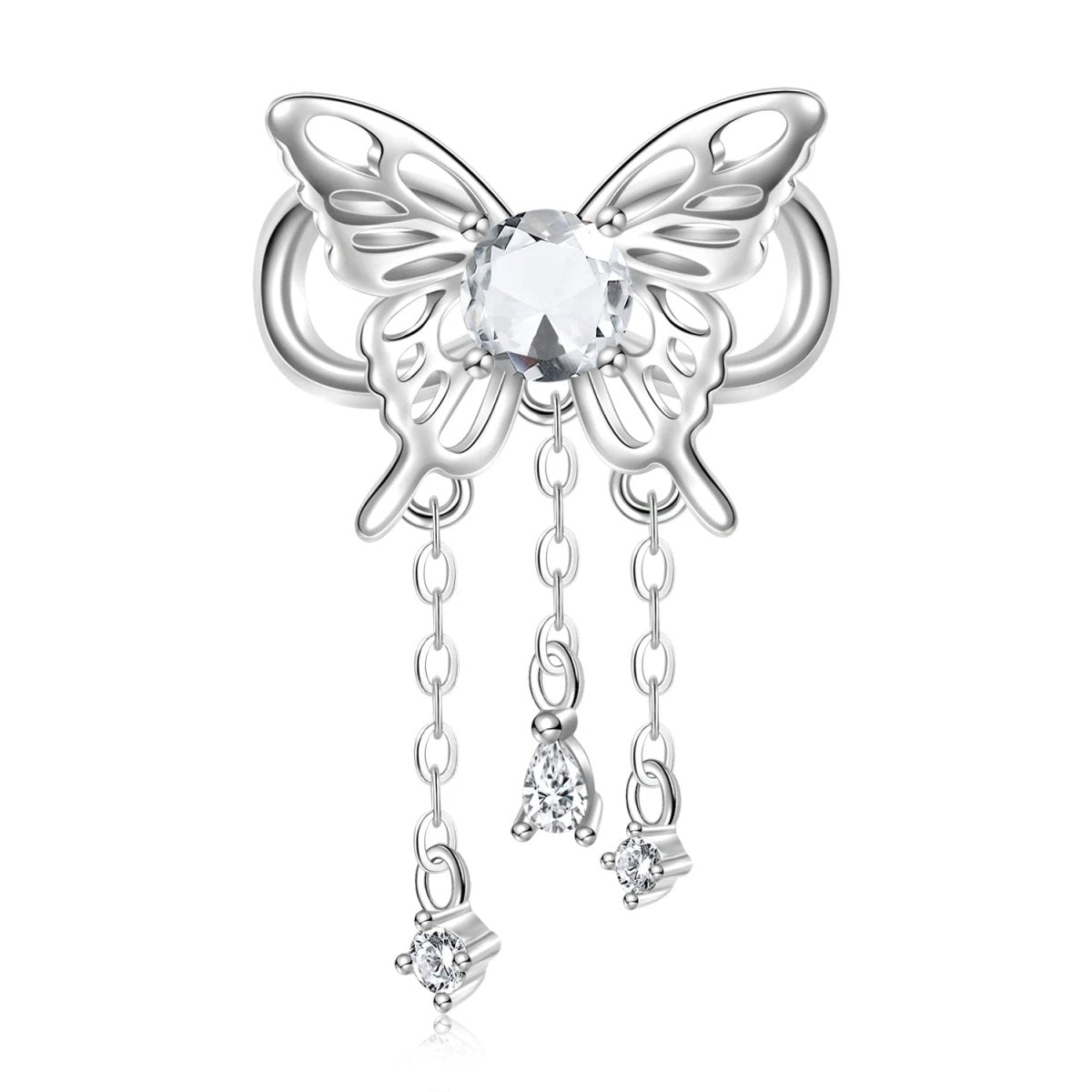 Pangama Jewelry Butterfly Birthstone Dangle Charms