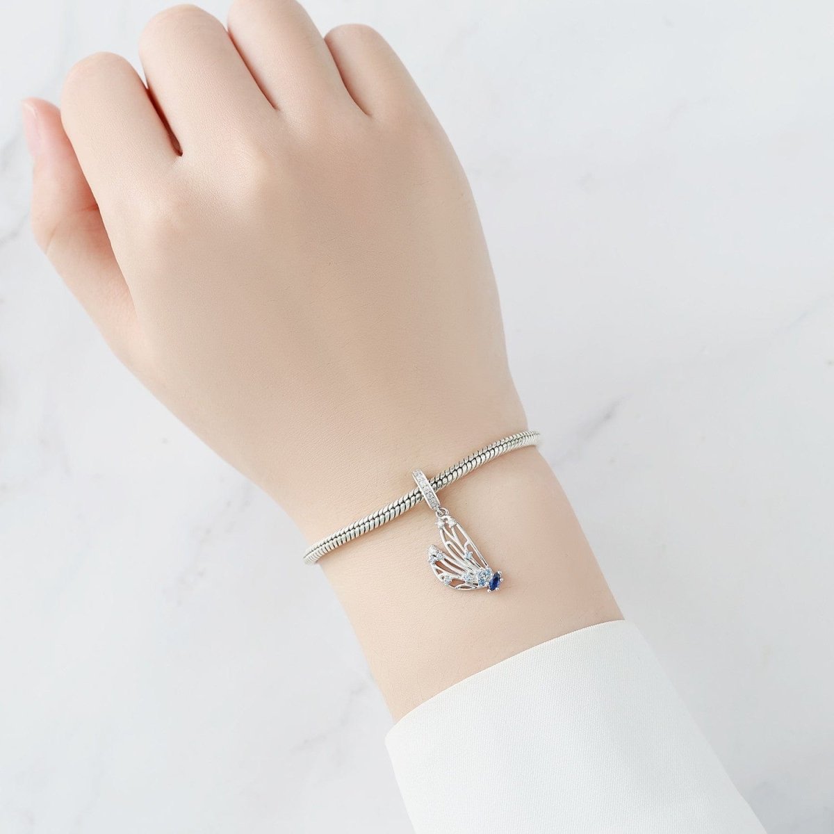 Pangama Jewelry Butterfly Wing Dangle Charm