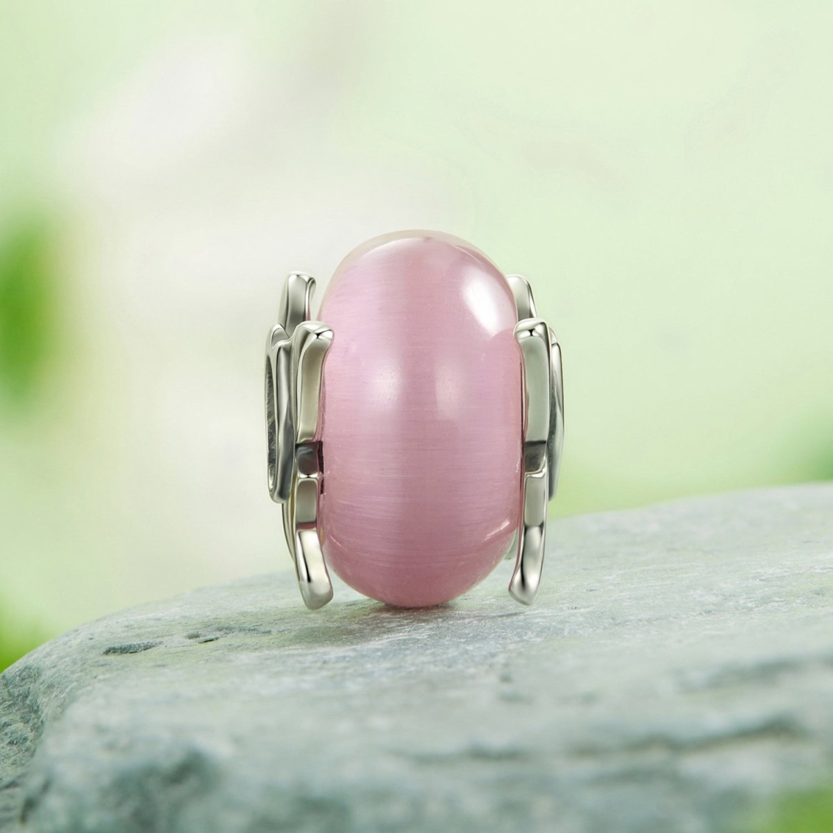 Pangama Jewelry Butterfly with Pink Murano Charm