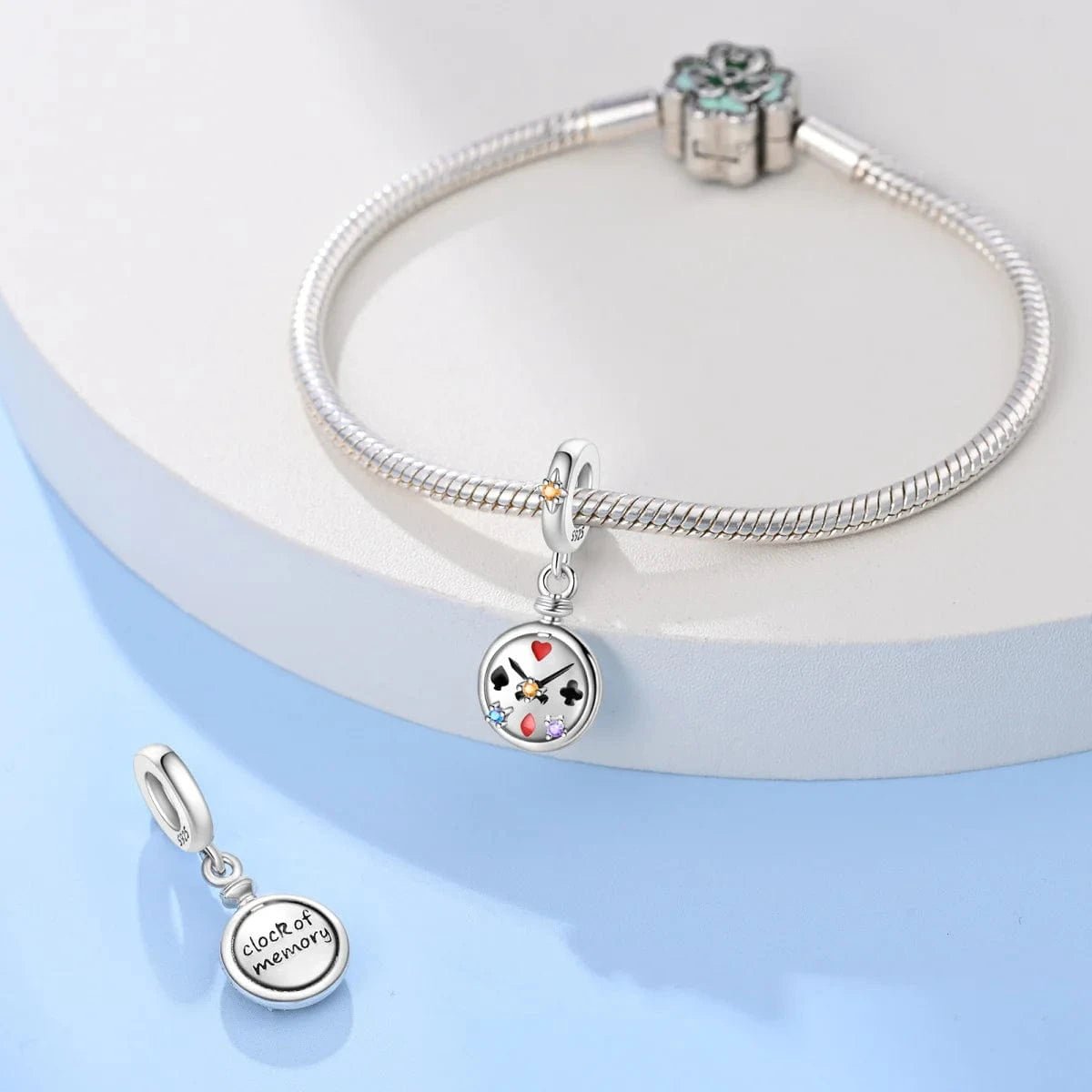 Pangama Jewelry Card Suits Timepiece Charm