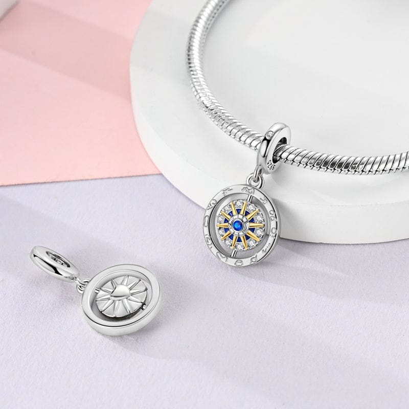 Pangama Jewelry Celestial Compass & Zodiac Charm