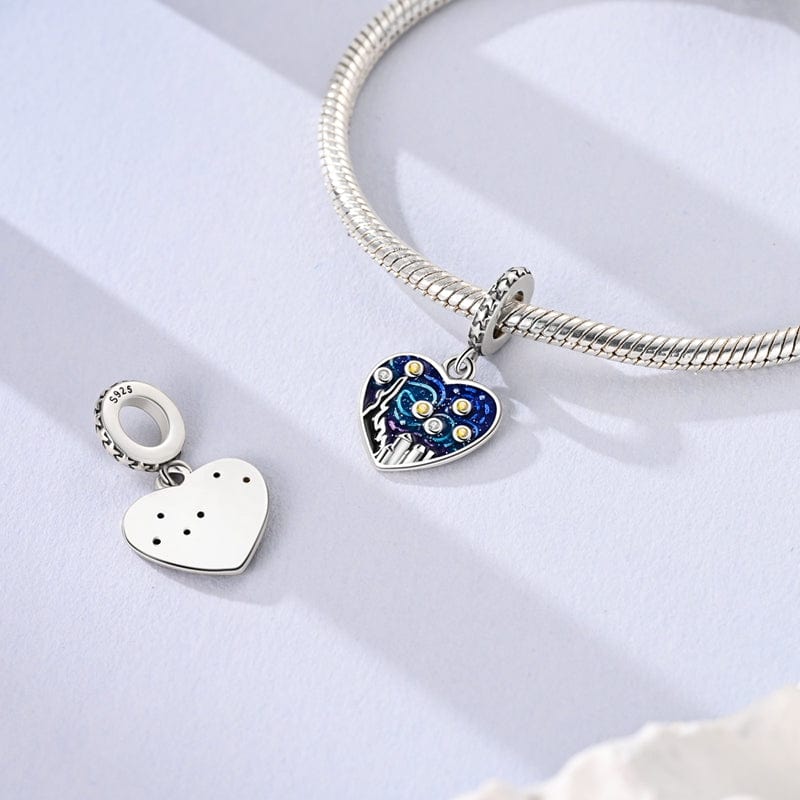 Pangama Jewelry Celestial Heart Night Sky Charm