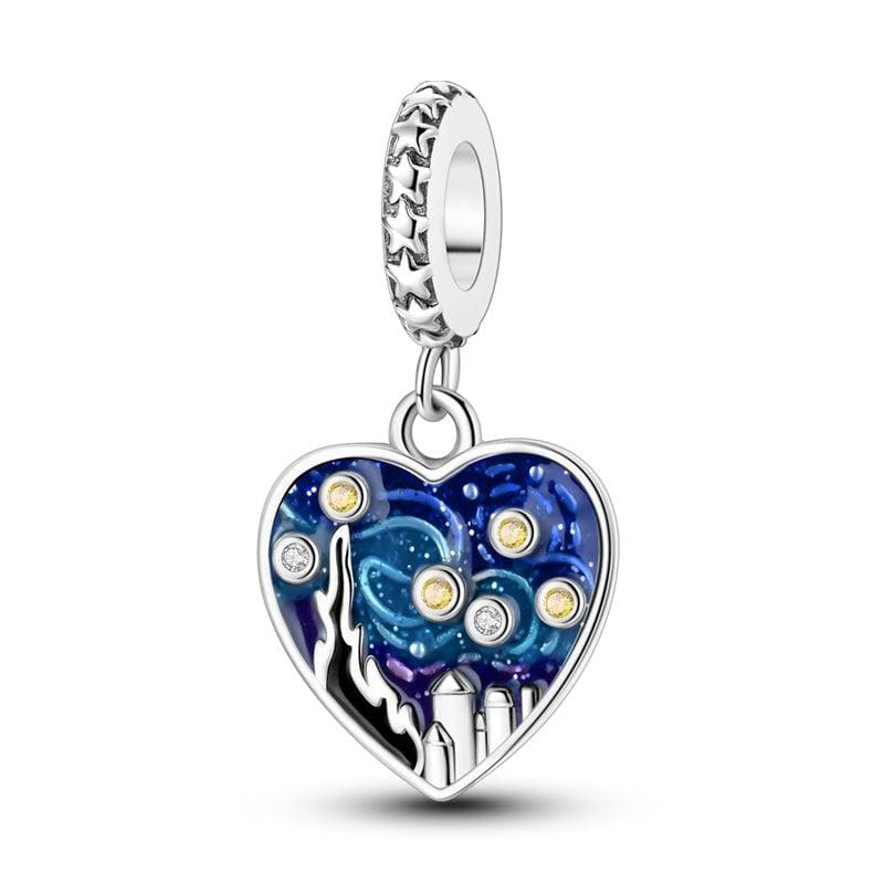 Pangama Jewelry Celestial Heart Night Sky Charm