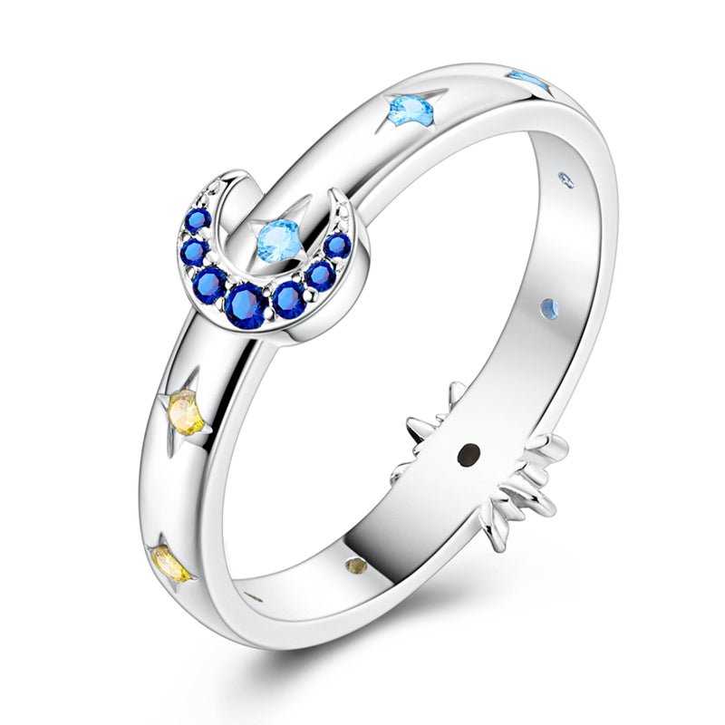 Pangama Jewelry Celestial Moon & Star Ring