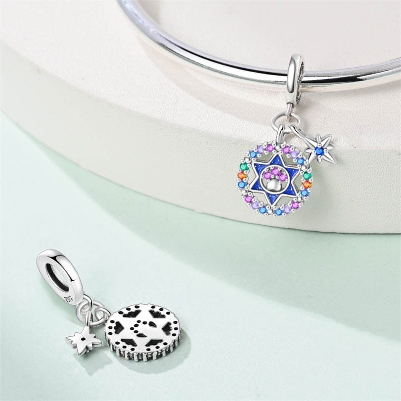 Pangama Jewelry Celestial Starburst Dangle Charm