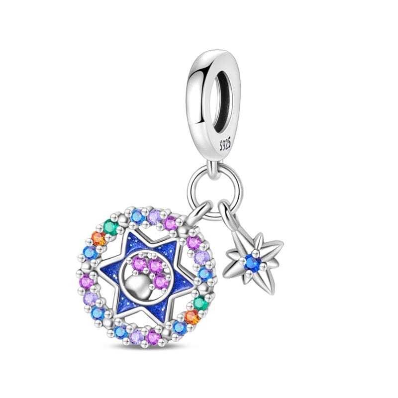 Pangama Jewelry Celestial Starburst Dangle Charm