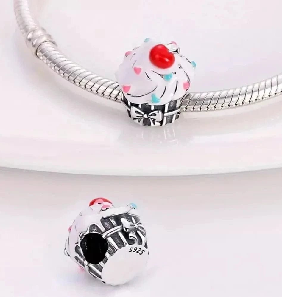 Pangama Jewelry Cherry Cake Charm