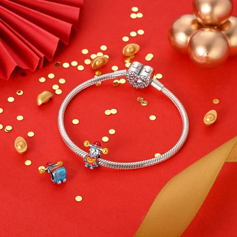 Pangama Jewelry Chinese Smiling God of Wealth Charm