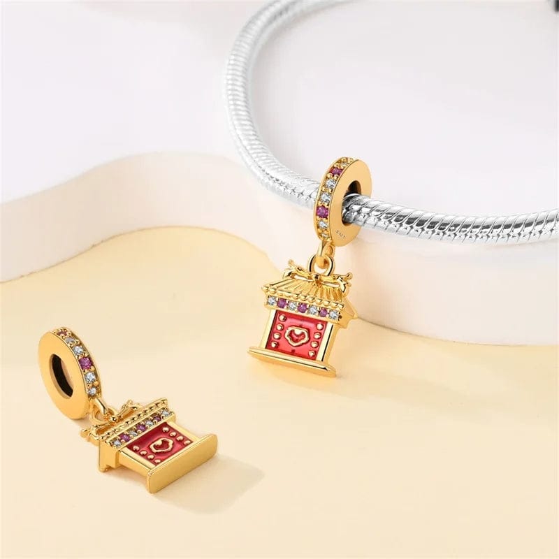 Pangama Jewelry Chinese Tower Dangle Charm