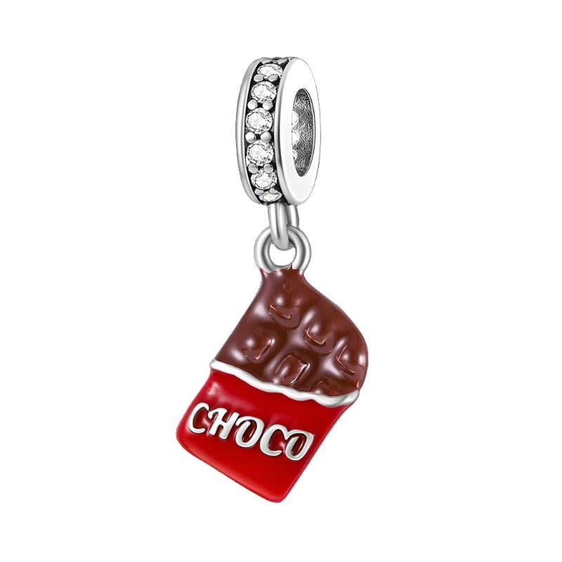 Pangama Jewelry Chocolate Bar Dangle Charm