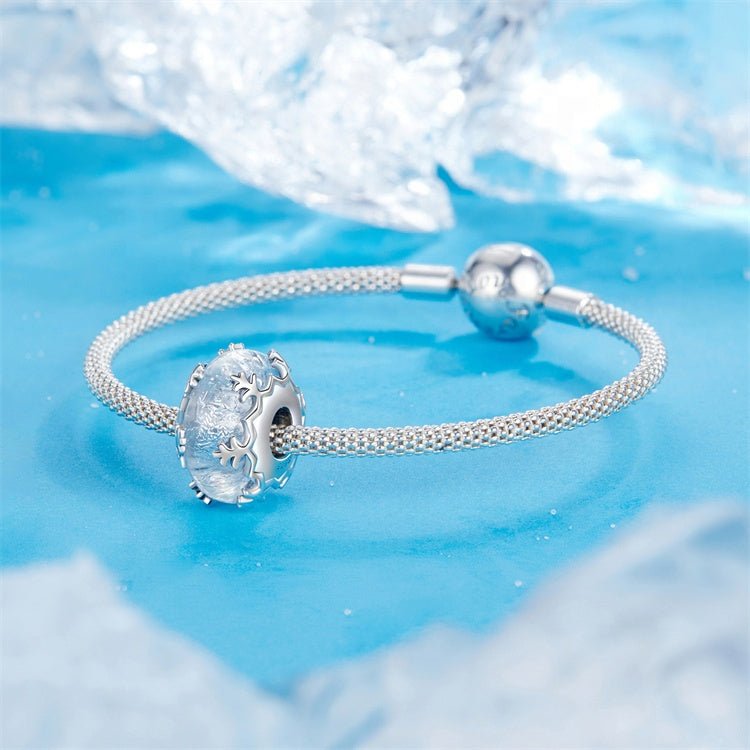 Pangama Jewelry Christmas Magic Murano Glass Charm