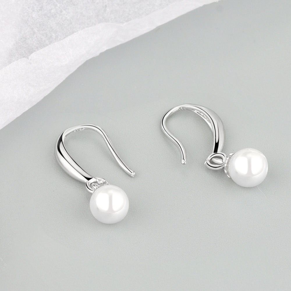 Pangama Jewelry Classic Pearl Drop Earrings