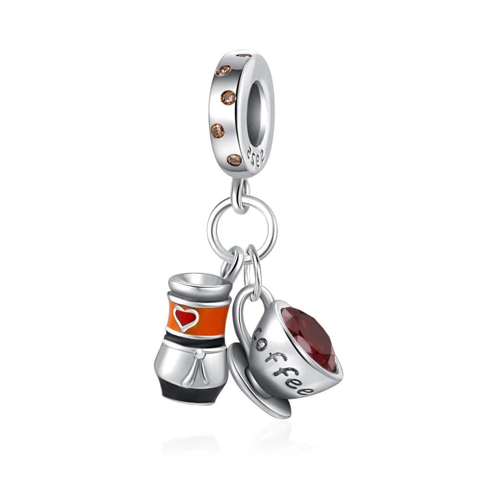 Pangama Jewelry Coffee Cup Dangle Charm