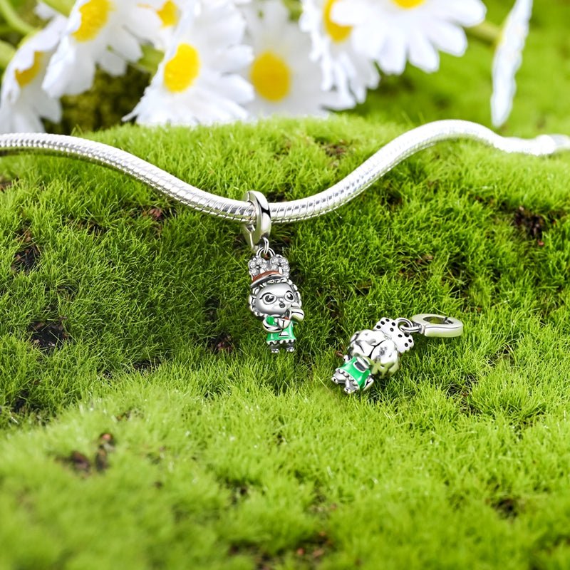 Pangama Jewelry Coffee Time Girl Dangle Charm