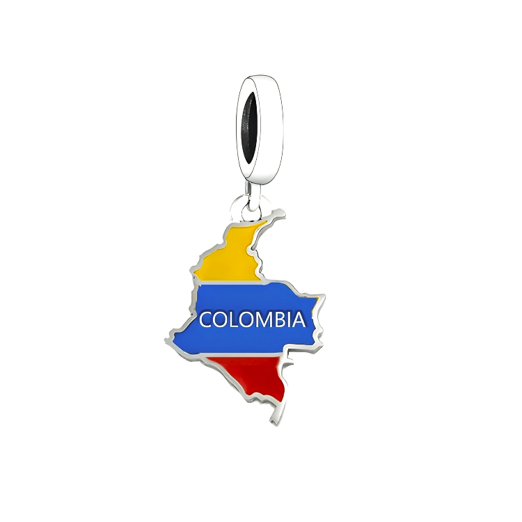Pangama Jewelry Colombia Map Dangle Charm