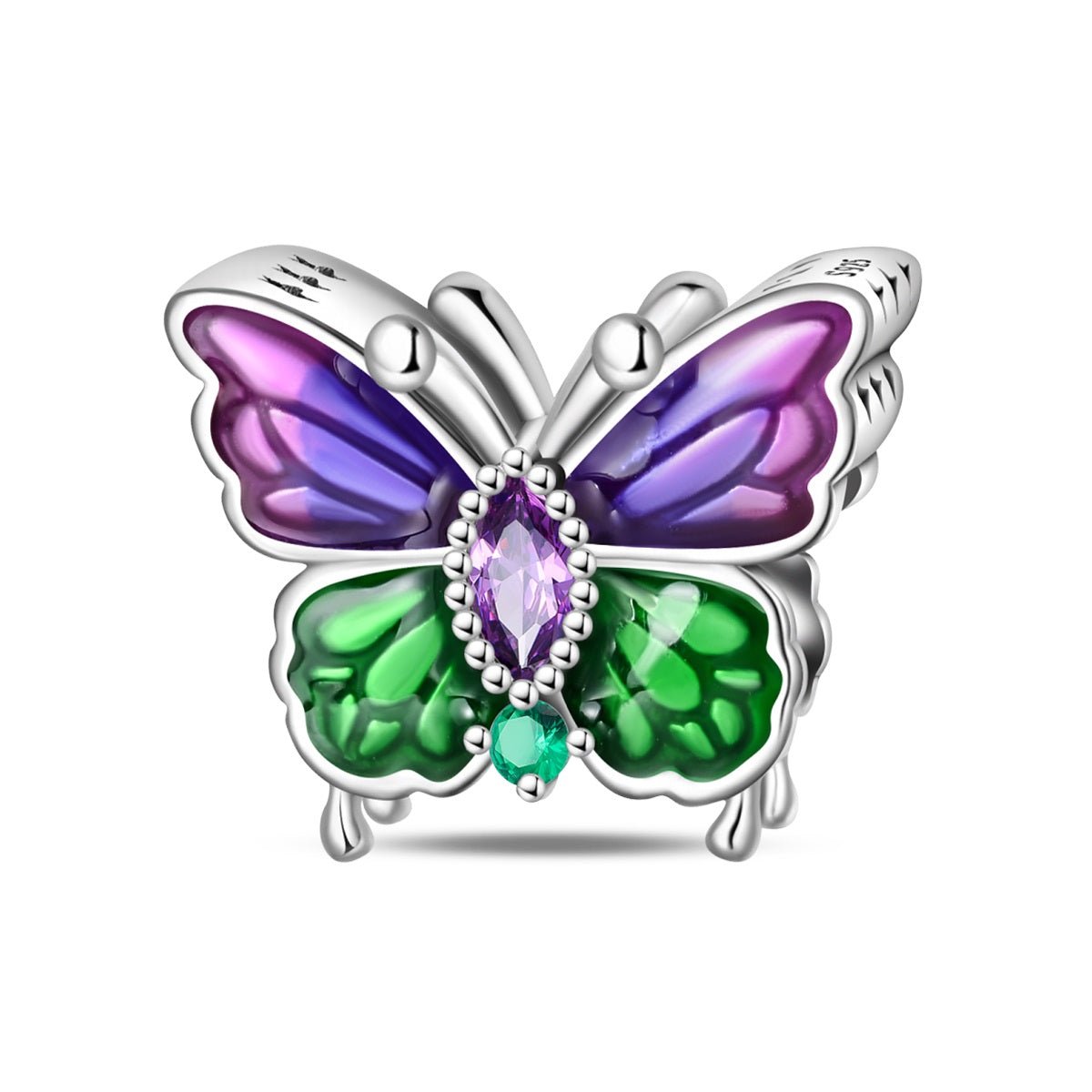Pangama Jewelry Colorful Butterfly Charm