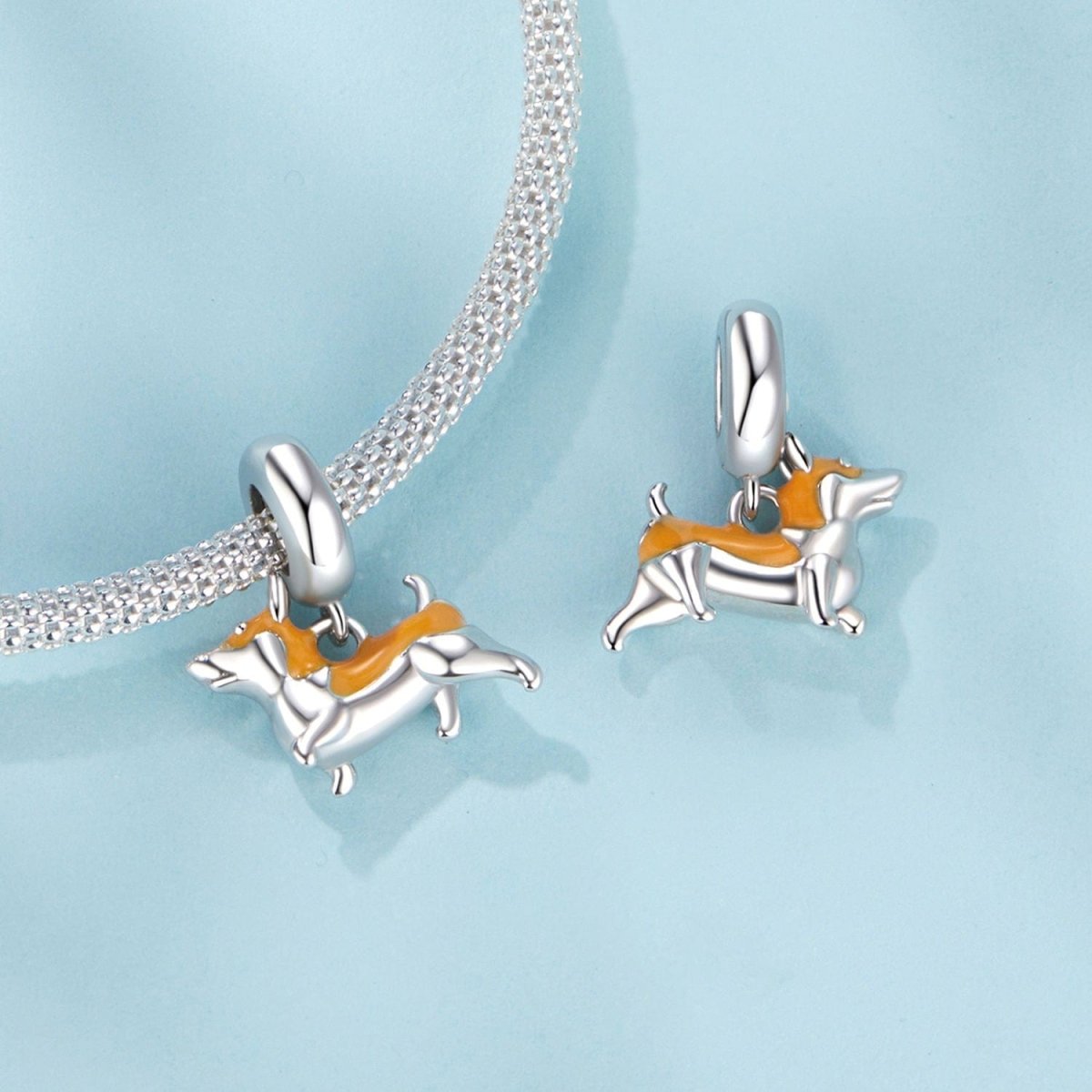 Pangama Jewelry Corgi Dangle Charm
