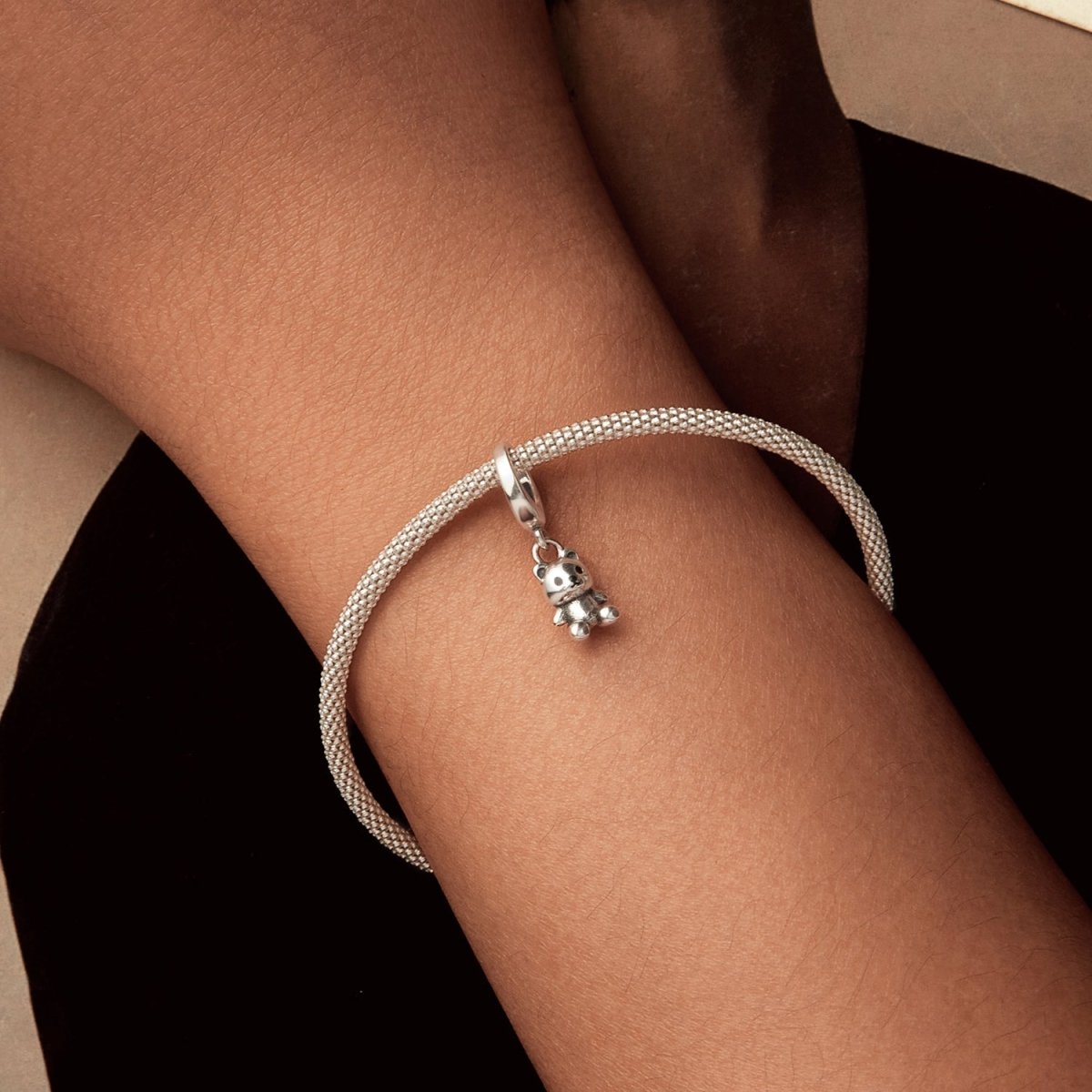 Pangama Jewelry Cute Teddy Bear Dangle Charm