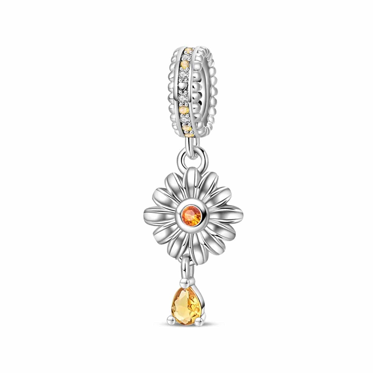 Pangama Jewelry Daisy Bloom Dangle Charm