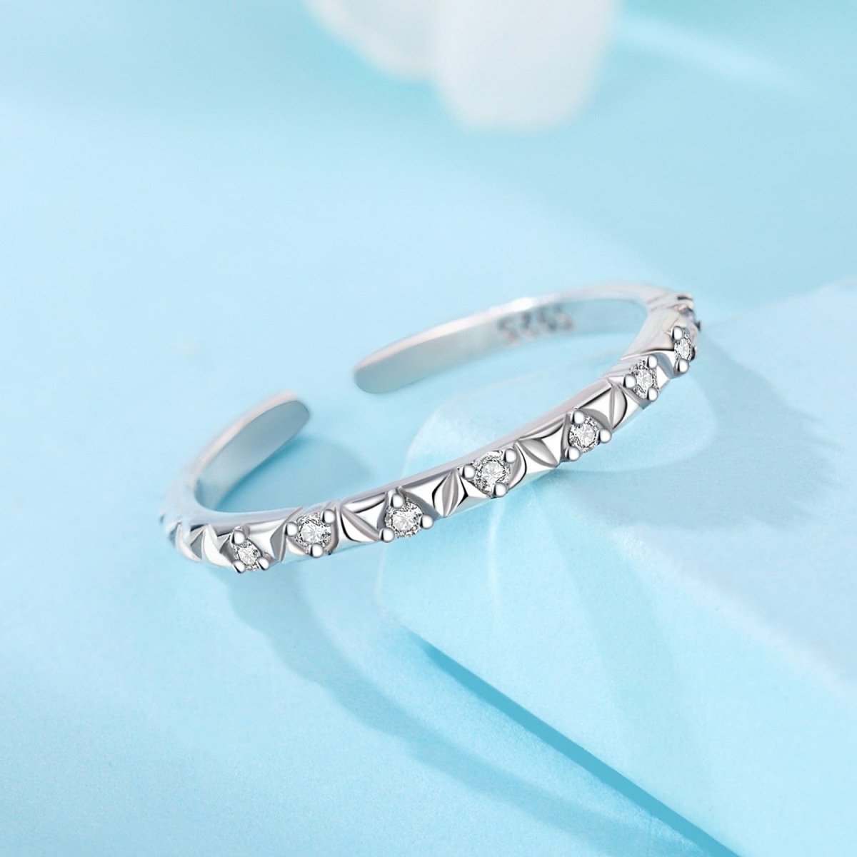 Pangama Jewelry Dazzling Diamond - Inspired Adjustable Ring