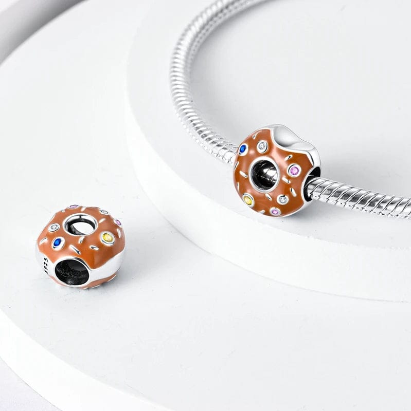 Pangama Jewelry Sparkling Sprinkled Donut Charm