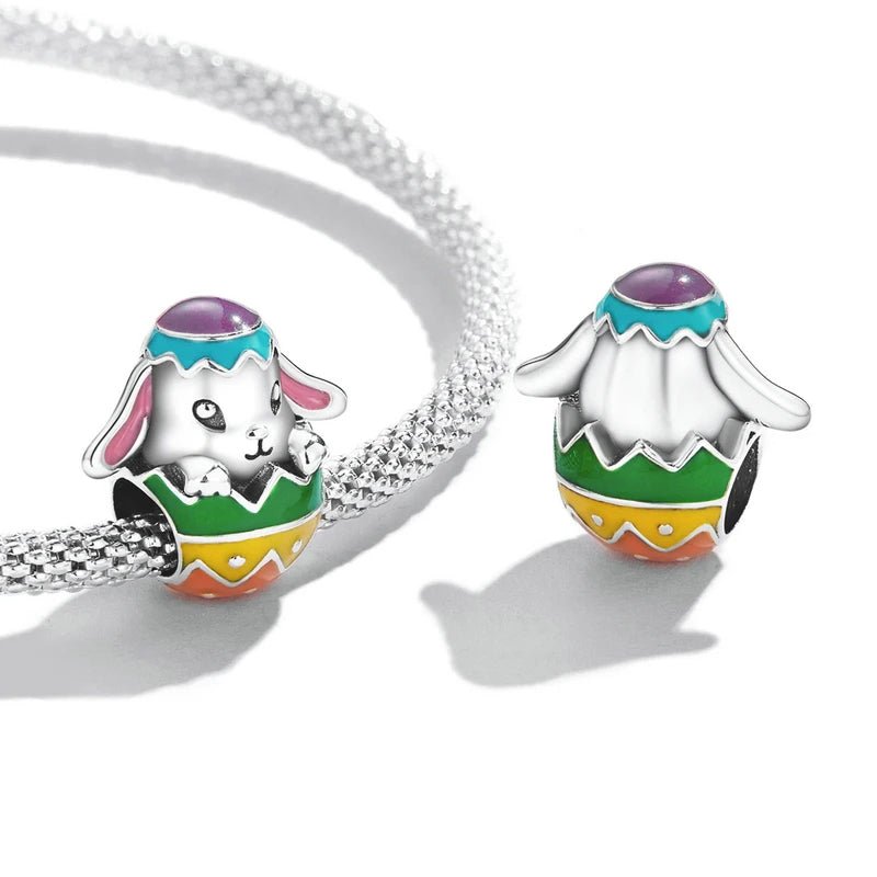 Pangama Jewelry Easter Bunny in Egg Charm