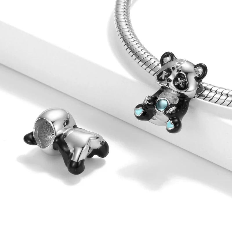 Pangama Jewelry Edgy Punk Panda Charm