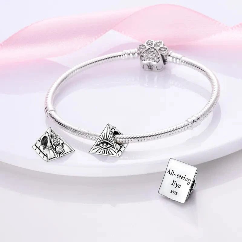 Pangama Jewelry Egypt Pyramid Evil Eye Charm