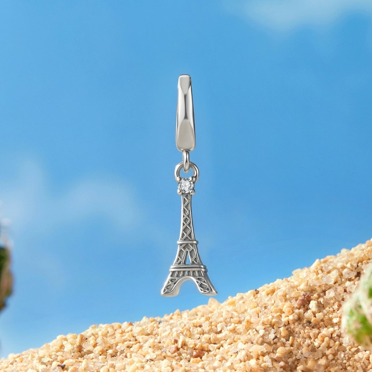 Pangama Jewelry Eiffel Tower Dangle Charm
