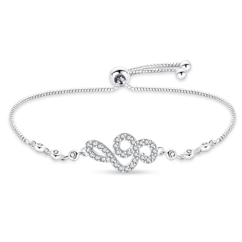 Pangama Jewelry Elegant Infinity Crystal Bracelet