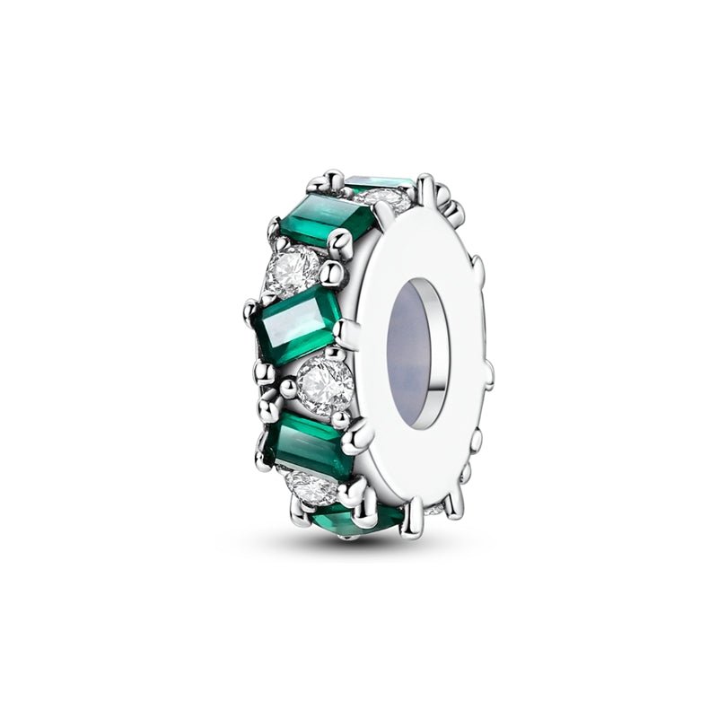 Pangama Jewelry Emerald & Diamond Elegance Charm