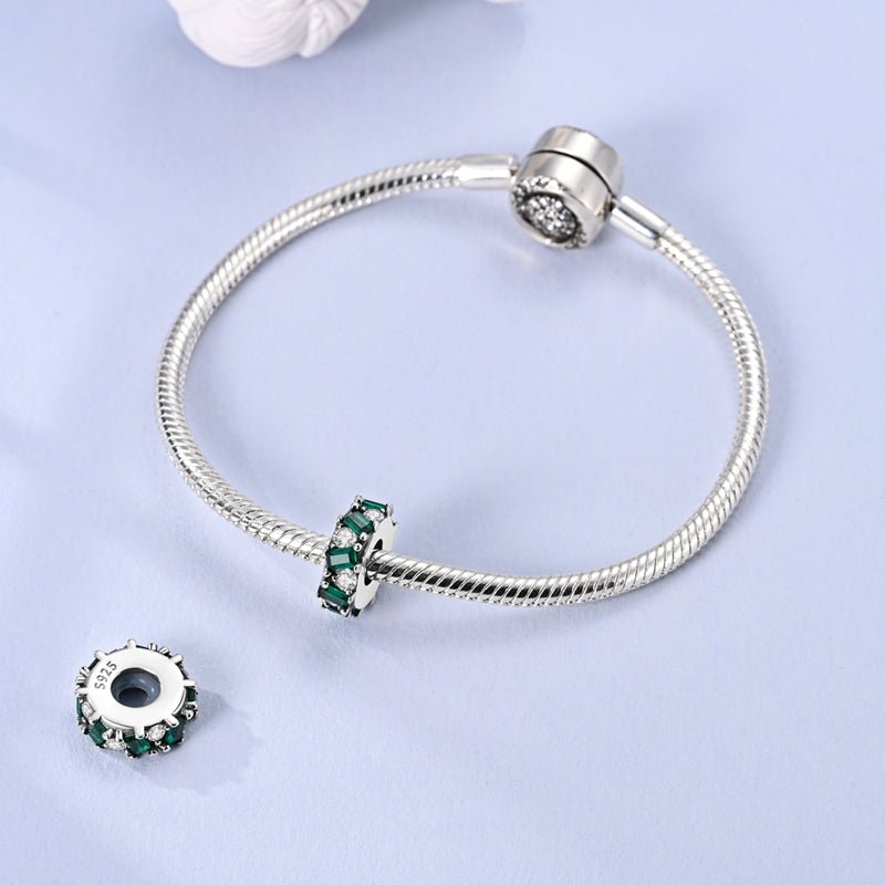 Pangama Jewelry Emerald & Diamond Elegance Charm