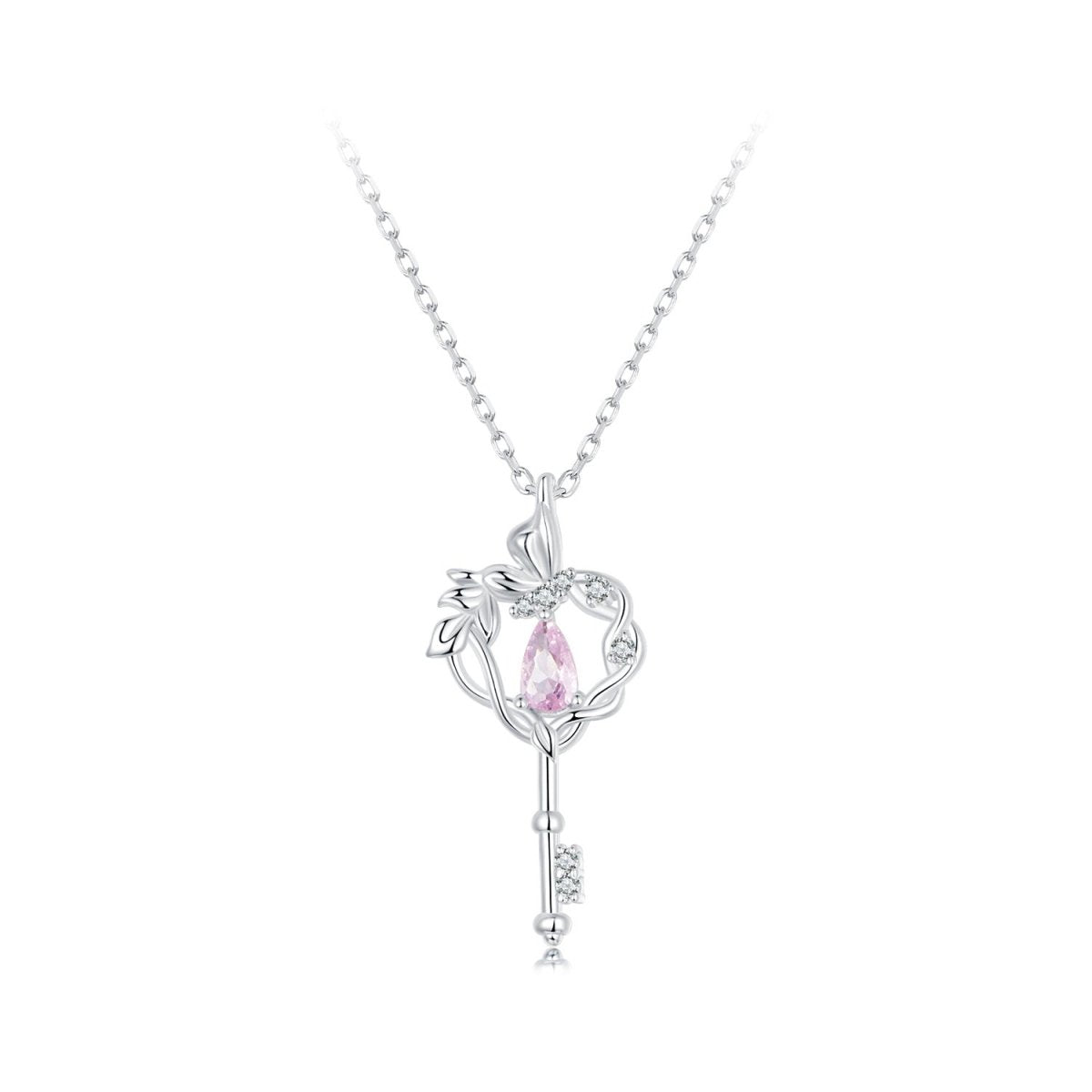 Pangama Jewelry Enchanted Garden Key Pendant Necklace