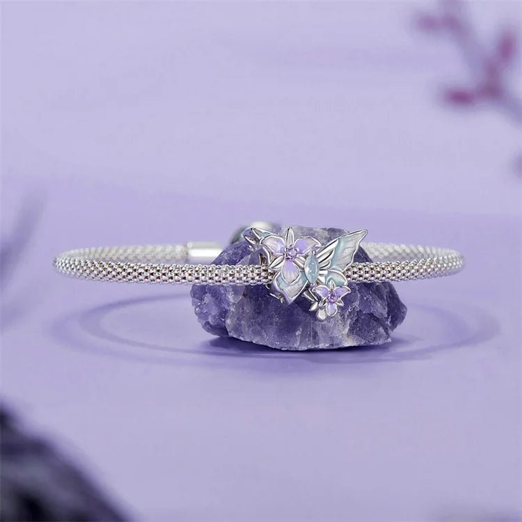 Pangama Jewelry Enchanting Butterfly & Floral Charm