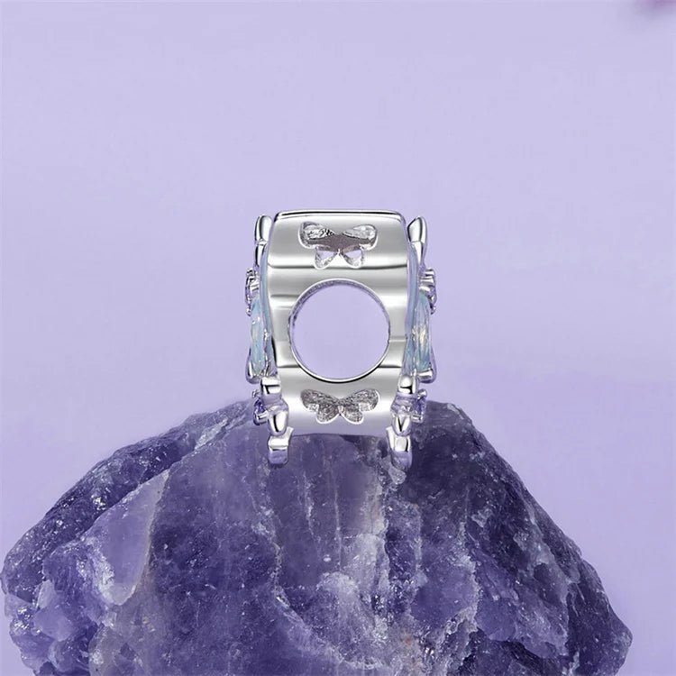 Pangama Jewelry Enchanting Butterfly & Floral Charm