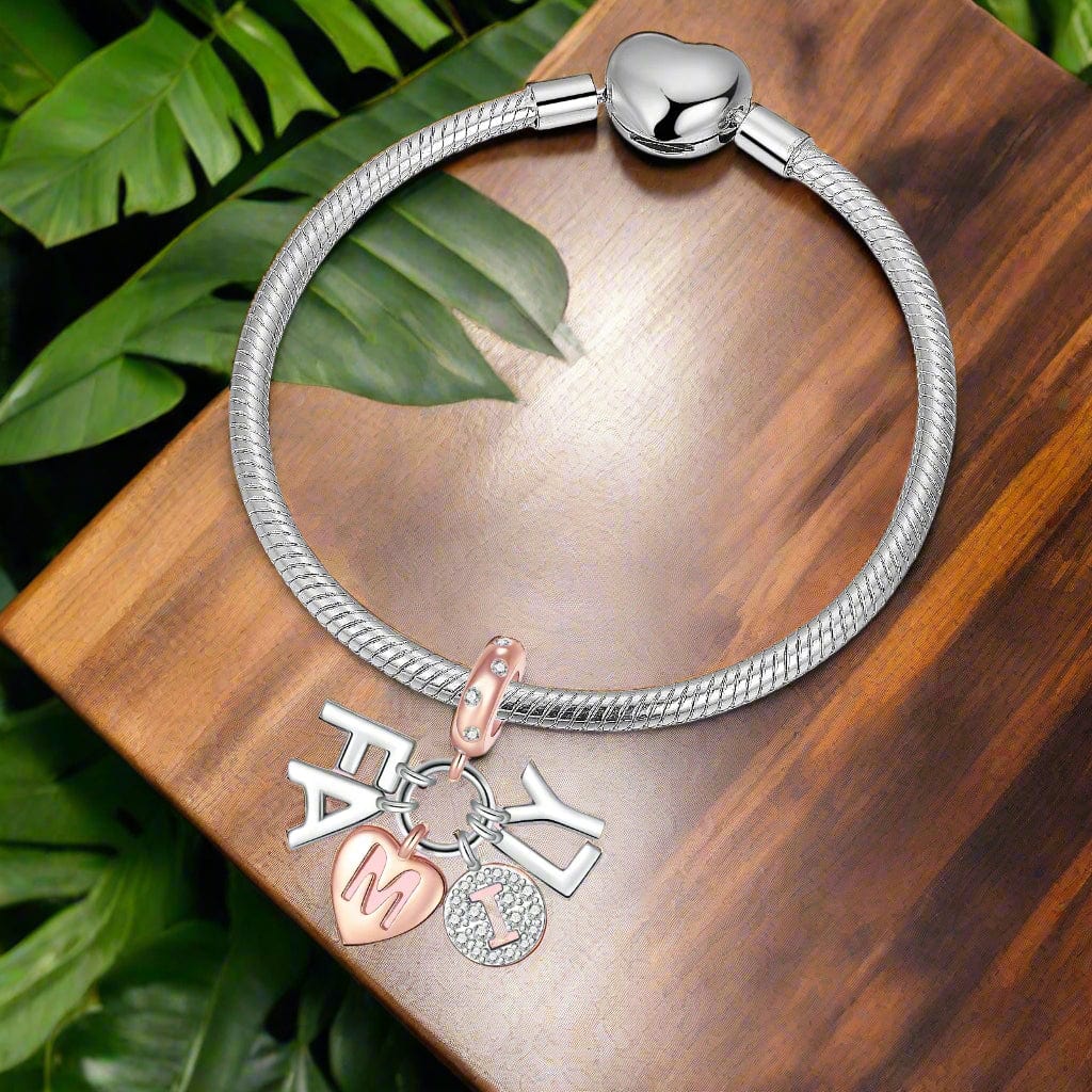 Pangama Jewelry Family Letters Dangle Charm