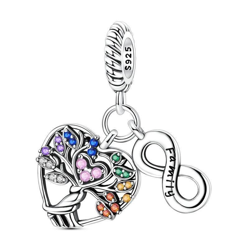 Pangama Jewelry Family Tree Infinity Dangle Charm