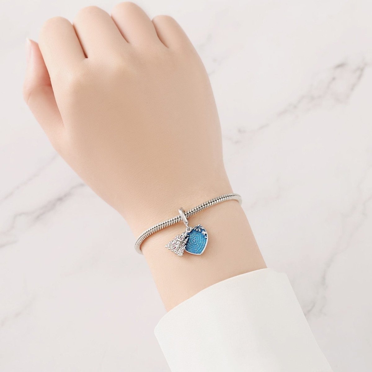 Pangama Jewelry Fantasy Castle Heart Charm