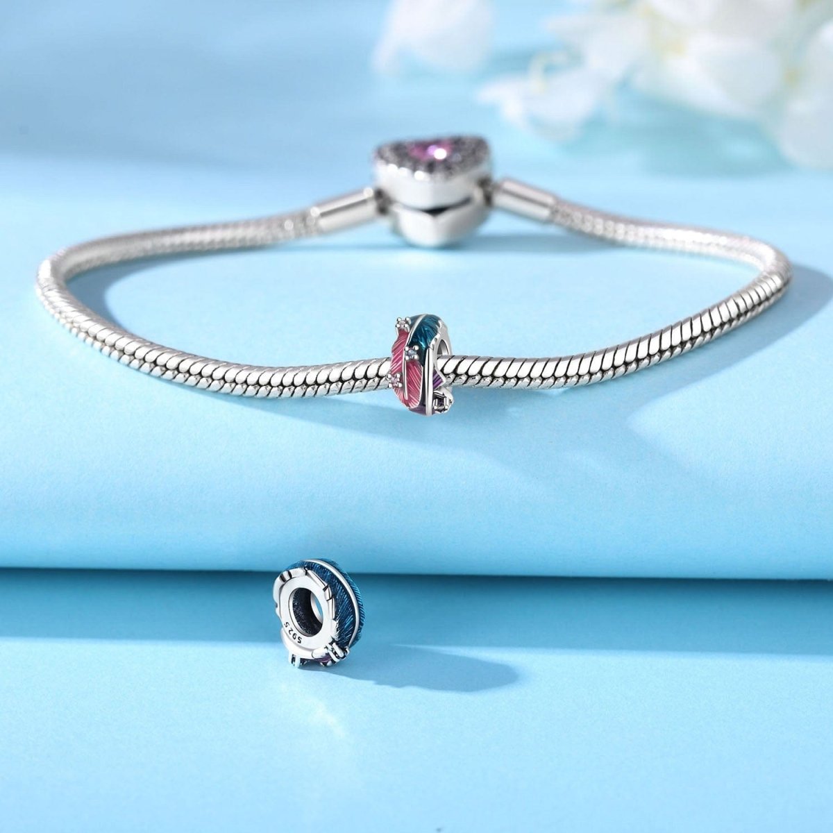 Pangama Jewelry Feather Spacer Charm