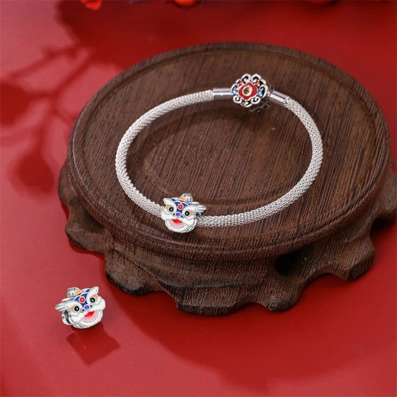 Pangama Jewelry Festive Dragon Mask Charm