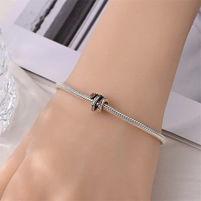 Pangama Jewelry Curled Snake Charm