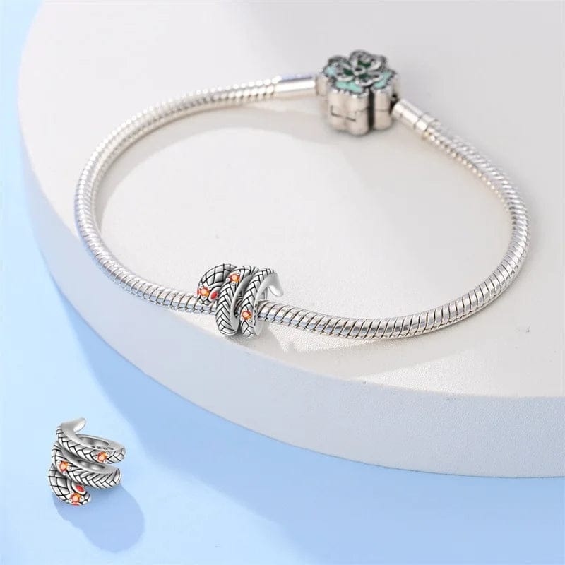 Pangama Jewelry Curled Snake Charm