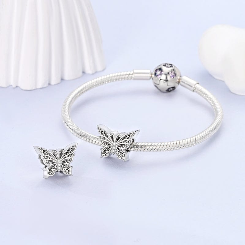 Pangama Jewelry Filigree Butterfly Elegance Charm