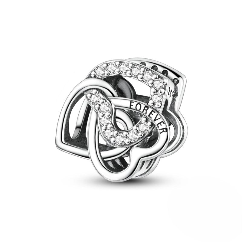 Pangama Jewelry Forever Interlocking Hearts Charm
