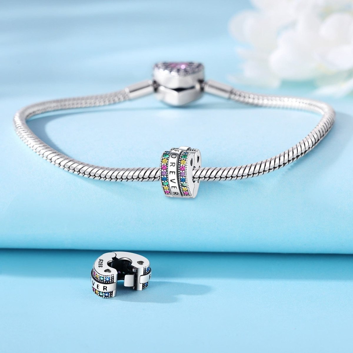 Pangama Jewelry Forever Rainbow Radiance Clip Charm