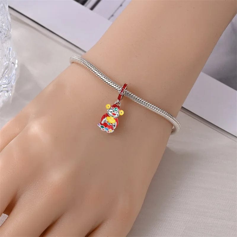 Pangama Jewelry Fortune - Bearing Caishen God of Wealth Dangle Charm