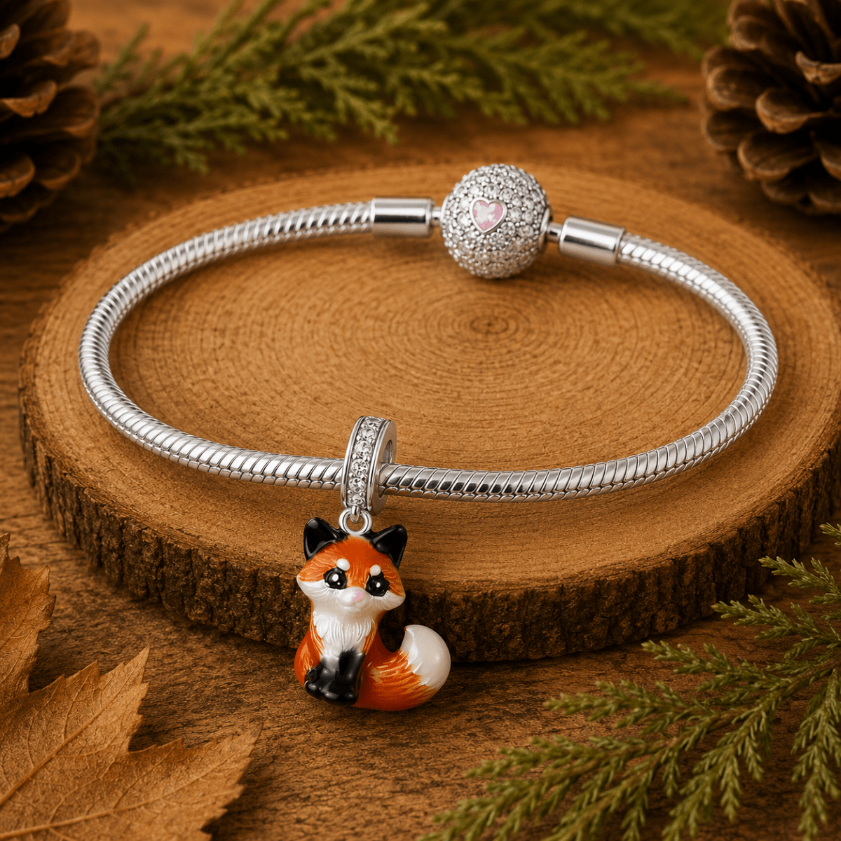 Pangama Jewelry Fox Dangle Charm