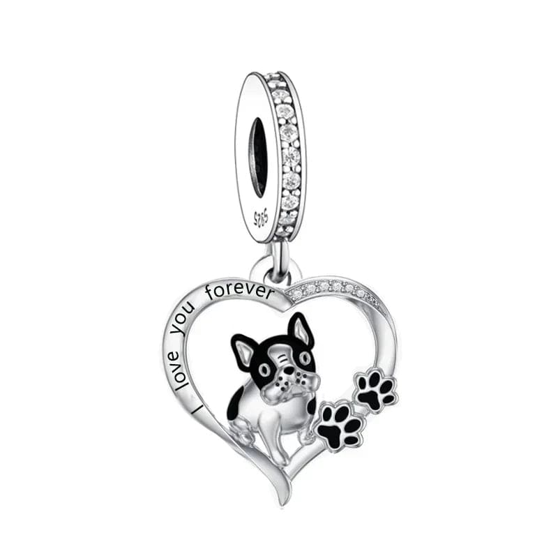 Pangama Jewelry French Bulldog Love Charm