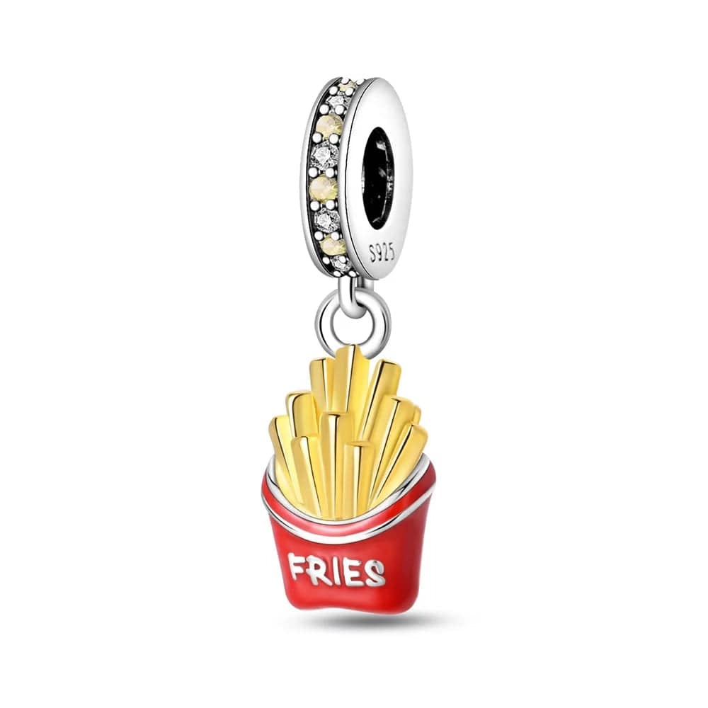 Pangama Jewelry French Fries Dangle Charm