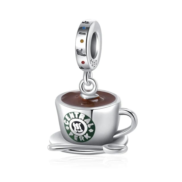 Pangama Jewelry Friends TV Series Central Perk Coffee Dangle Charm
